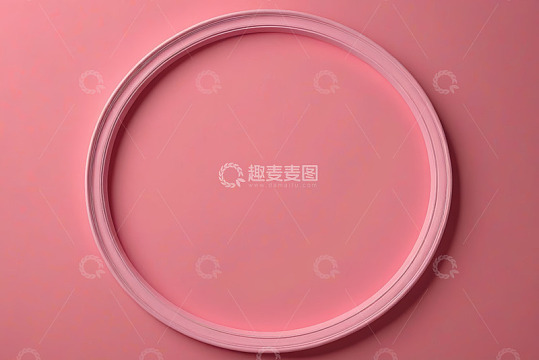 粉色背景圆形设计元素