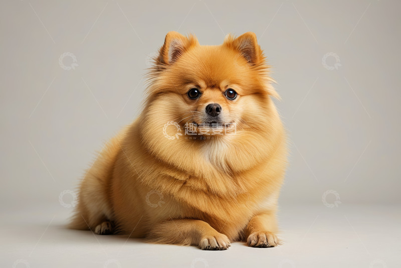 高清大图下载【趣麦麦图】可爱博美犬静态特写