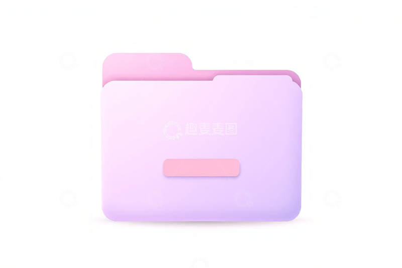 高清大图下载【趣麦麦图】紫色文件与粉色铅笔素材