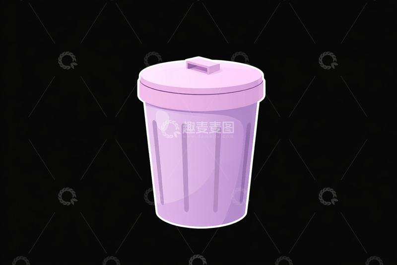 高清大图下载【趣麦麦图】紫色打印机及打印纸张