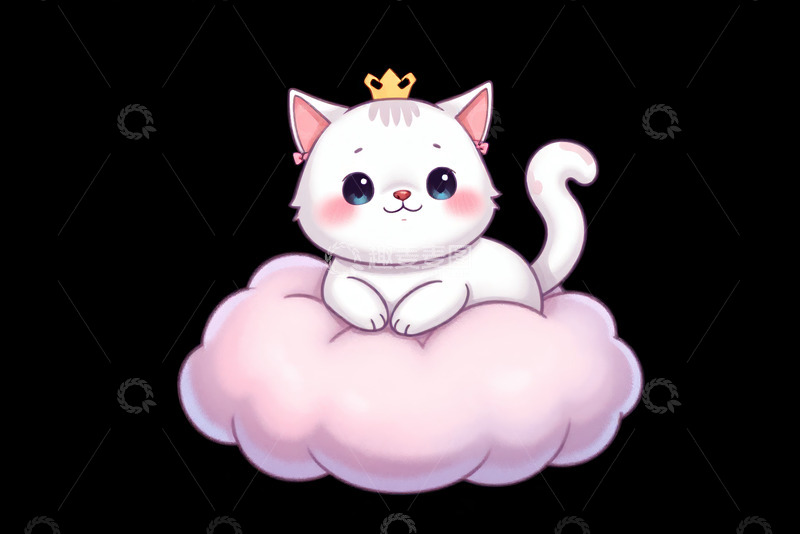 高清大图下载【趣麦麦图】戴墨镜站立的卡通女孩形象