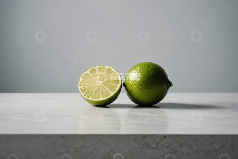 高清大图下载【趣麦麦图】青柠静物特写