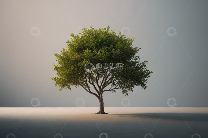 高清大图下载【趣麦麦图】单独绿植树木自然场景