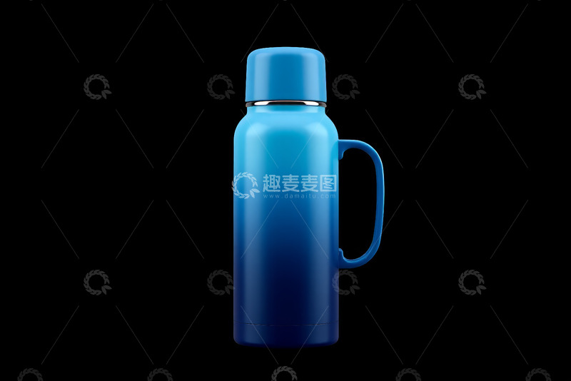 高清大图下载【趣麦麦图】卡通宇航员与火箭太空场景