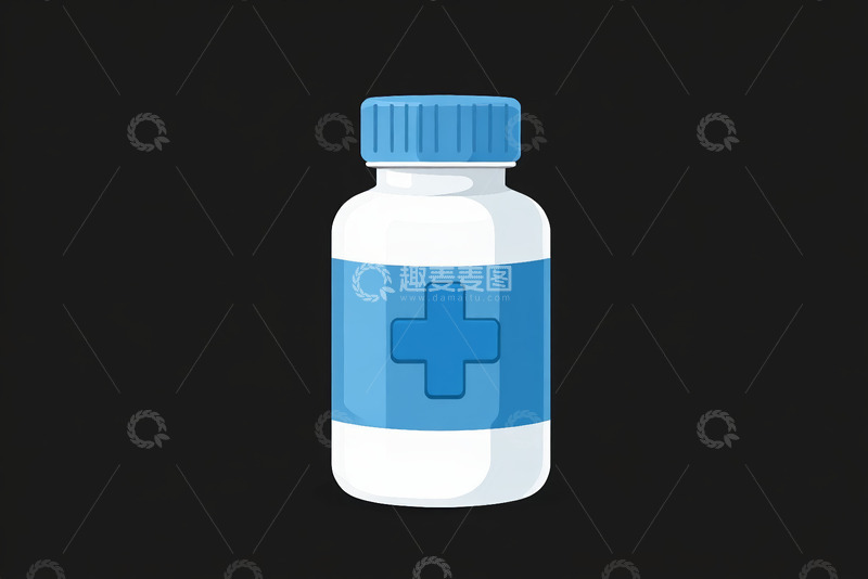 高清大图下载【趣麦麦图】蓝色试管架与装液试管