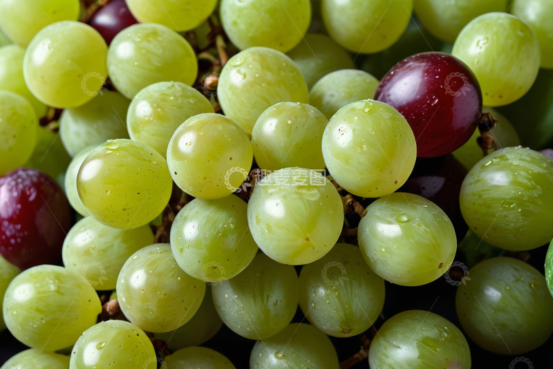 高清大图下载【趣麦麦图】新鲜葡萄微距特写