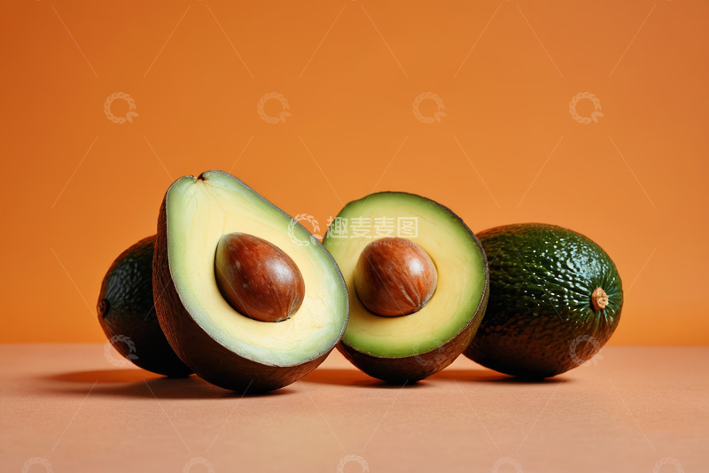 高清大图下载【趣麦麦图】牛油果静物特写
