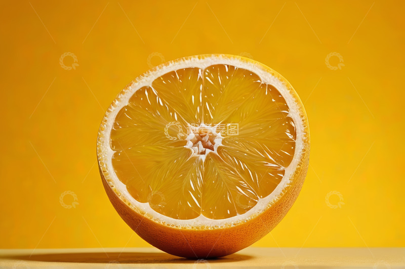高清大图下载【趣麦麦图】半颗橙子特写