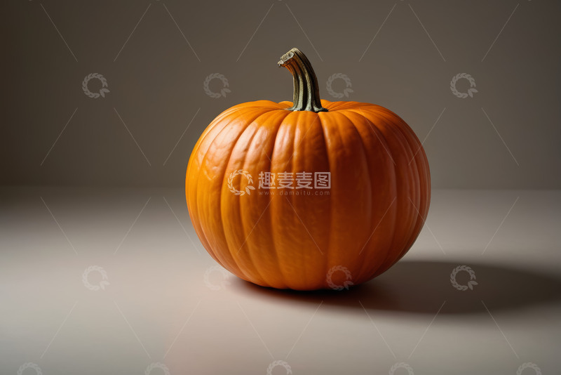 高清大图下载【趣麦麦图】橙色南瓜静物特写
