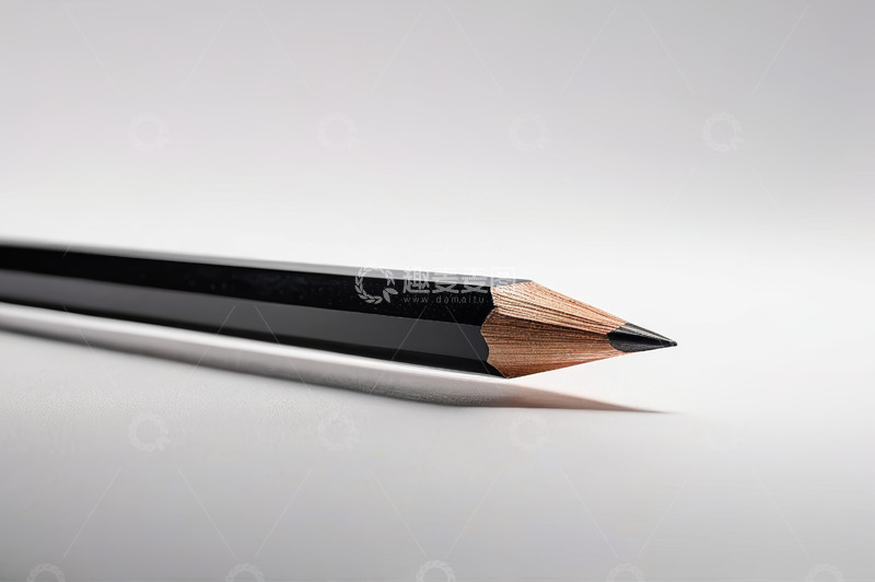 高清大图下载【趣麦麦图】黑色铅笔微距特写