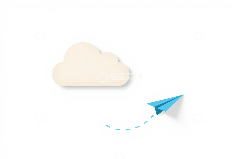 高清大图下载【趣麦麦图】卡通风格一大一小两棵树