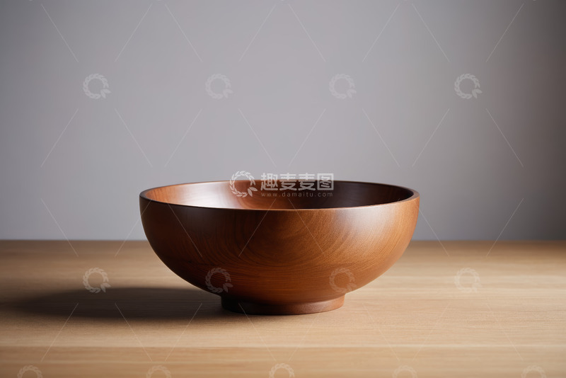 高清大图下载【趣麦麦图】木质碗静物展示