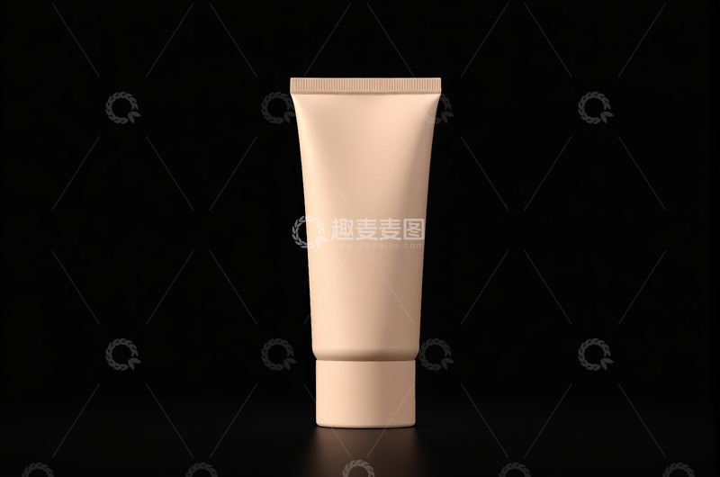 高清大图下载【趣麦麦图】蓝色化妆品罐子特写