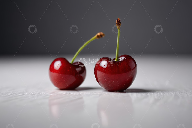 高清大图下载【趣麦麦图】新鲜樱桃微距特写