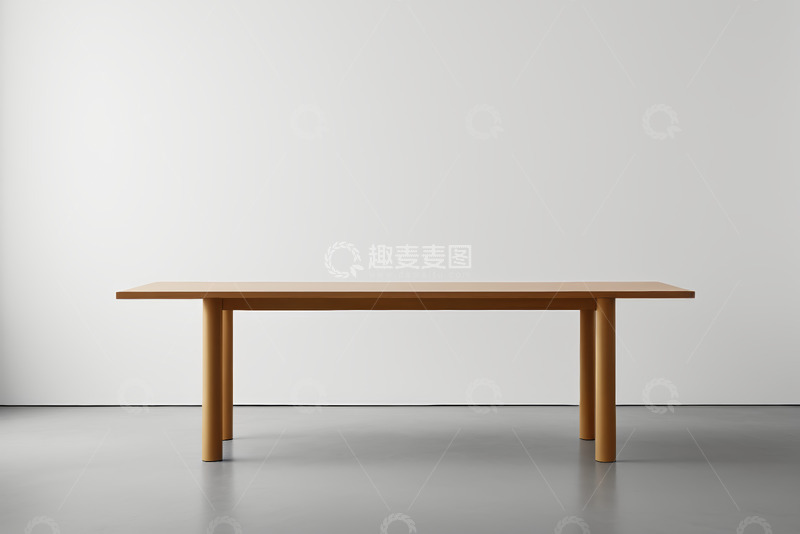 高清大图下载【趣麦麦图】现代简约木质长桌展示