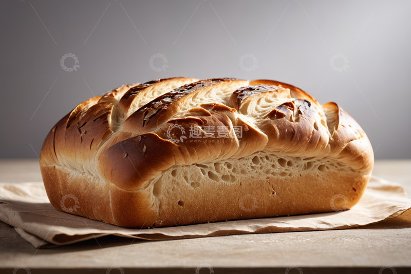 高清大图下载【趣麦麦图】桌面上摆放的美味面包