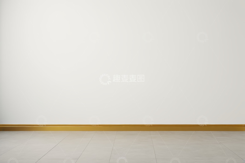 高清大图下载【趣麦麦图】室内白色墙面与地板素材