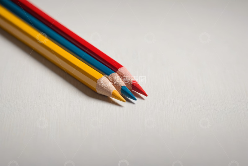 高清大图下载【趣麦麦图】彩色铅笔特写
