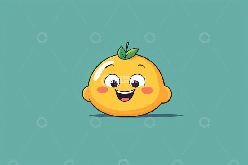 高清大图下载【趣麦麦图】卡通橙子形象设计素材