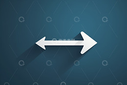 双箭头符号设计素材