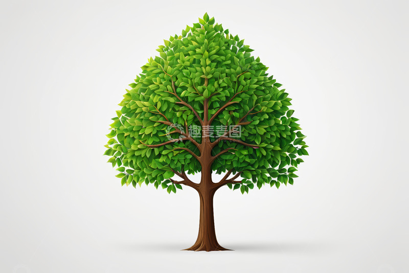 高清大图下载【趣麦麦图】绿色树木动画素材