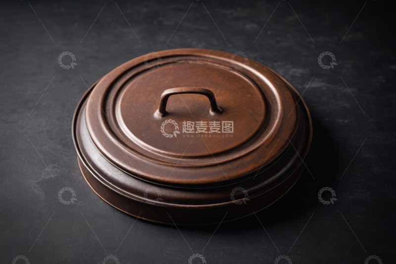 高清大图下载【趣麦麦图】棕色锅盖特写