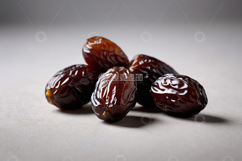 高清大图下载【趣麦麦图】特写摆放的深色美味枣子