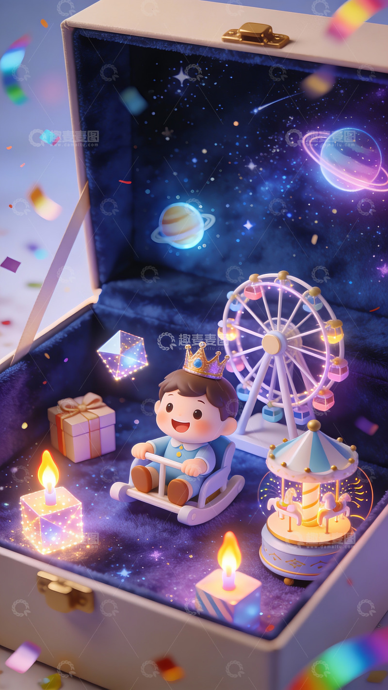 高清大图下载【趣麦麦图】星穹礼盒中的童话游园会