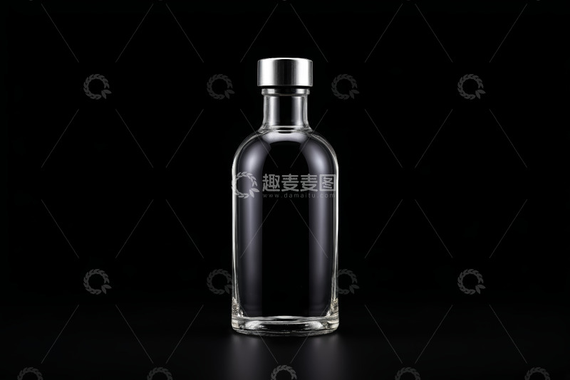 高清大图下载【趣麦麦图】透明玻璃瓶子特写