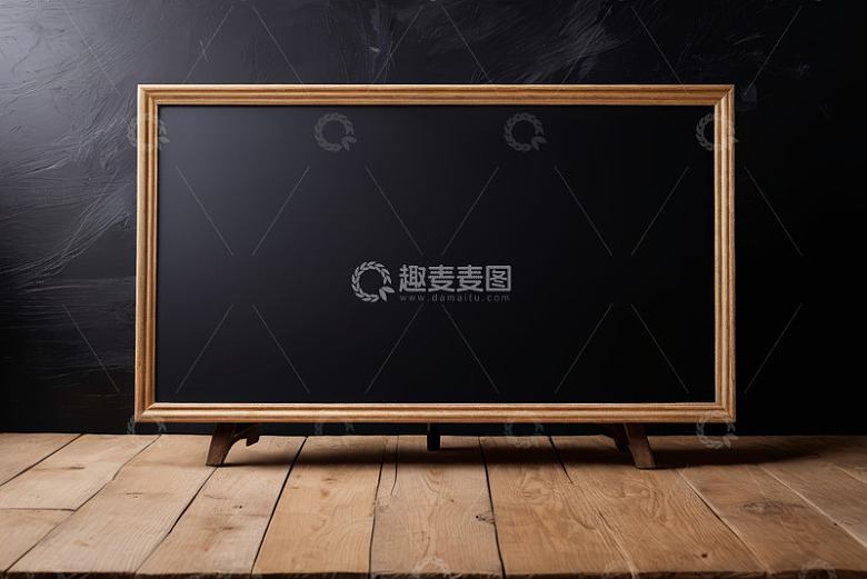 木质框架空白画板静物