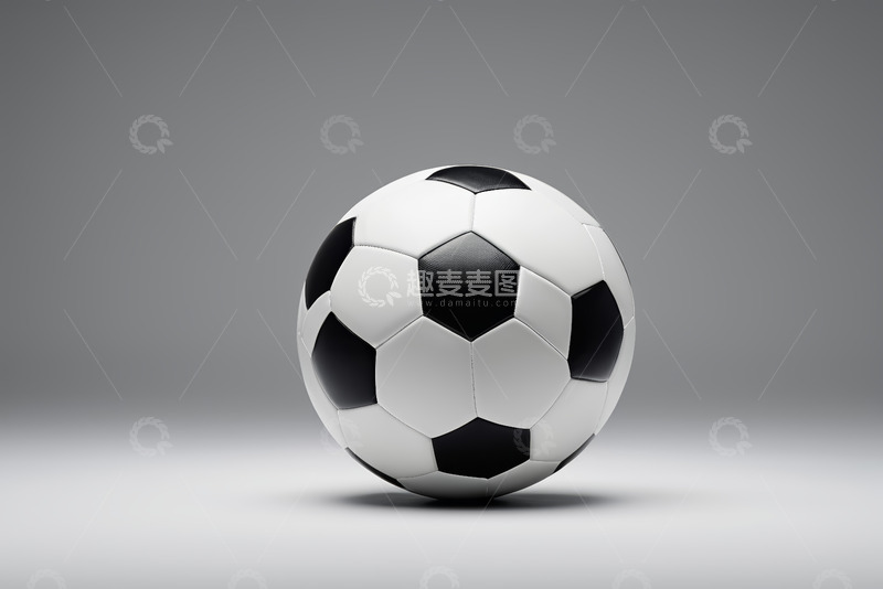 高清大图下载【趣麦麦图】黑白足球特写