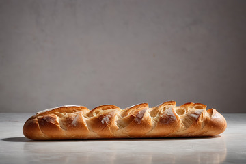 长条形面包特写