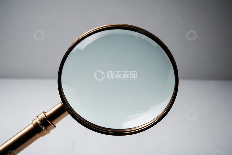 高清大图下载【趣麦麦图】金属放大镜特写