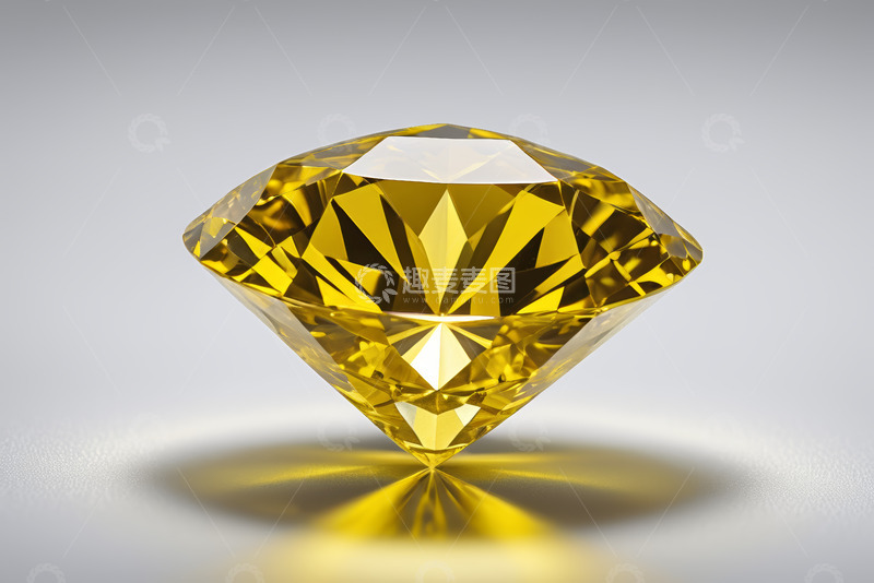 高清大图下载【趣麦麦图】黄色钻石特写