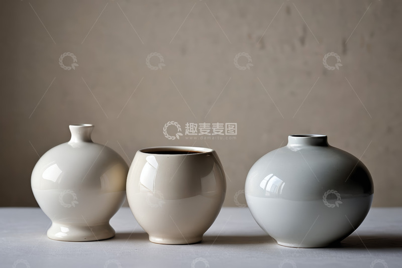 高清大图下载【趣麦麦图】白色陶瓷器皿静物摆拍