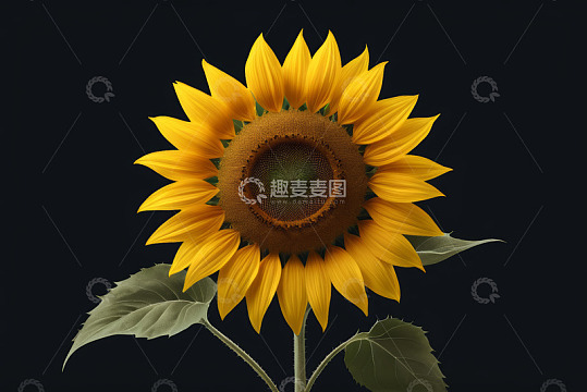 特写向日葵花卉素材