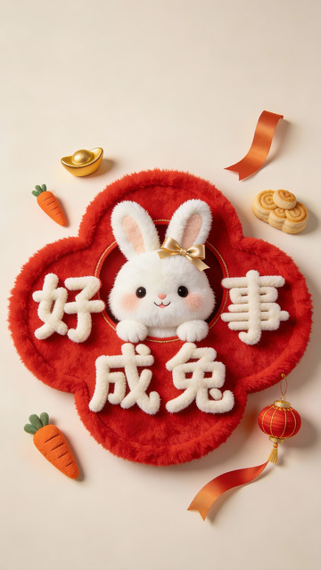 软萌白兔伴好事成兔