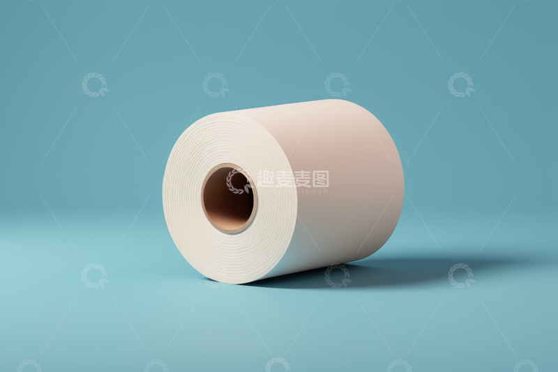 高清大图下载【趣麦麦图】白色卷纸静物展示