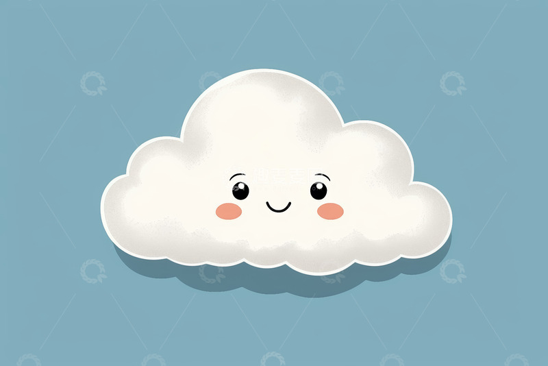 高清大图下载【趣麦麦图】卡通白云形象设计素材