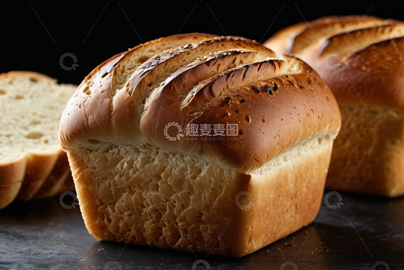 高清大图下载【趣麦麦图】新鲜美味面包特写