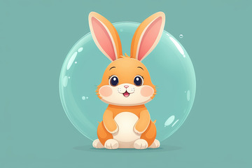 卡通兔子形象设计素材