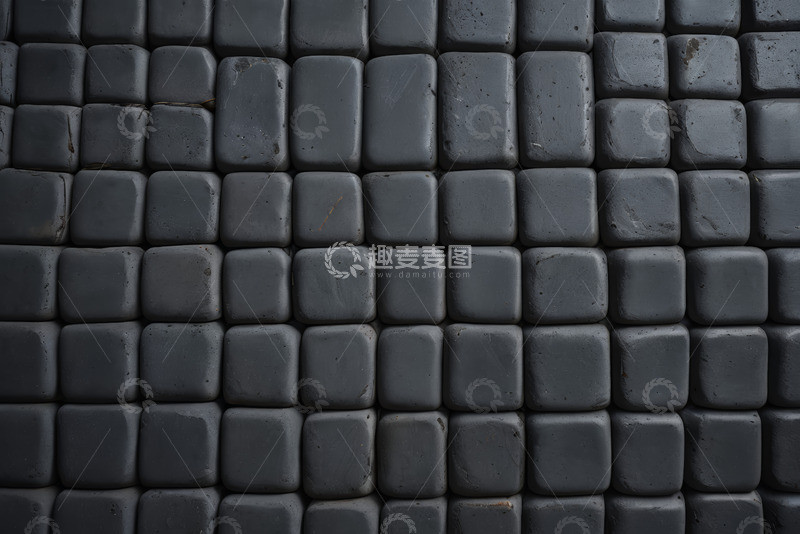 高清大图下载【趣麦麦图】灰色方形砖块排列纹理