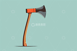 卡通风格斧头插画素材