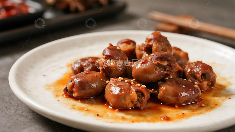 高清大图下载【趣麦麦图】美食烧烤之鸡心