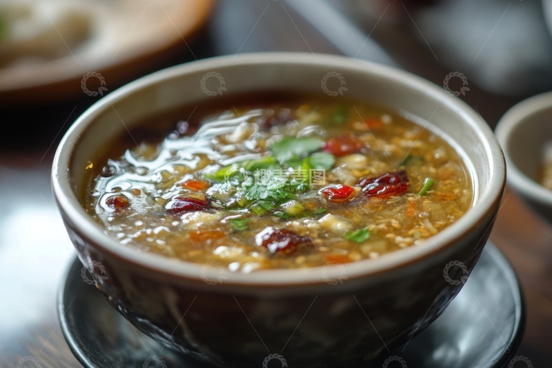 高清大图下载【趣麦麦图】美味的桂花莲子羹