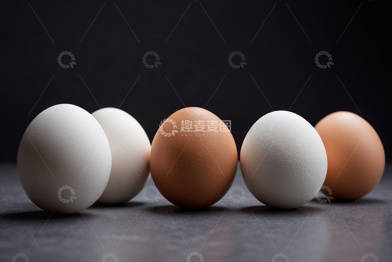 高清大图下载【趣麦麦图】排列整齐的鸡蛋静物素材