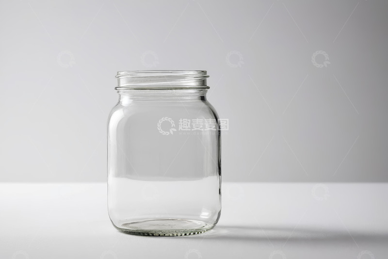 高清大图下载【趣麦麦图】透明玻璃罐静物特写