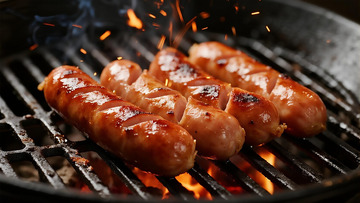 烧烤美食之烤肠烧烤