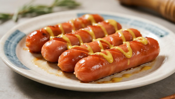 烧烤美食之沙拉烤肠