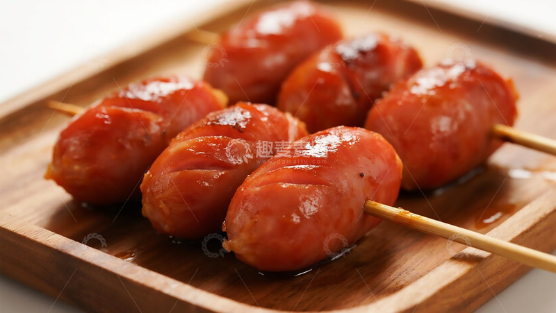 高清大图下载【趣麦麦图】-烧烤美食之烤肠